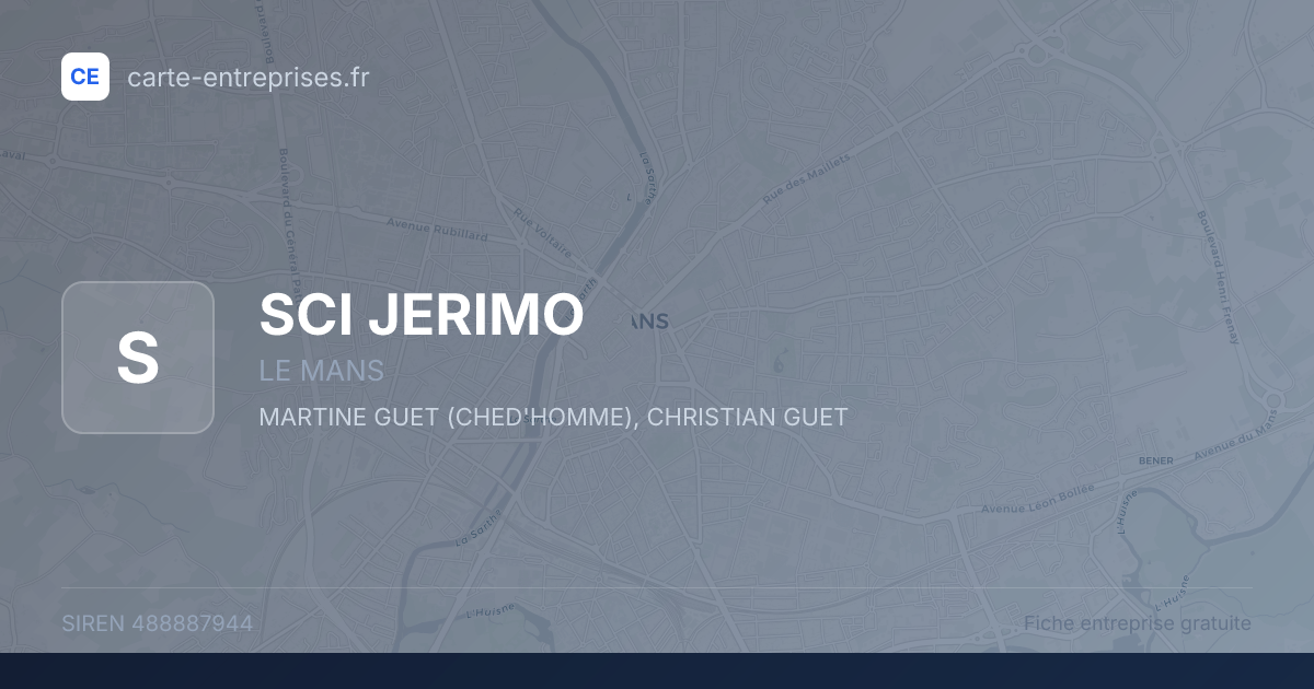 SCI JERIMO — 488887944 — fiche entreprise