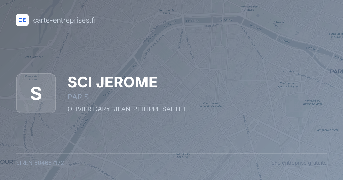 SCI JEROME — 504657172 — fiche entreprise
