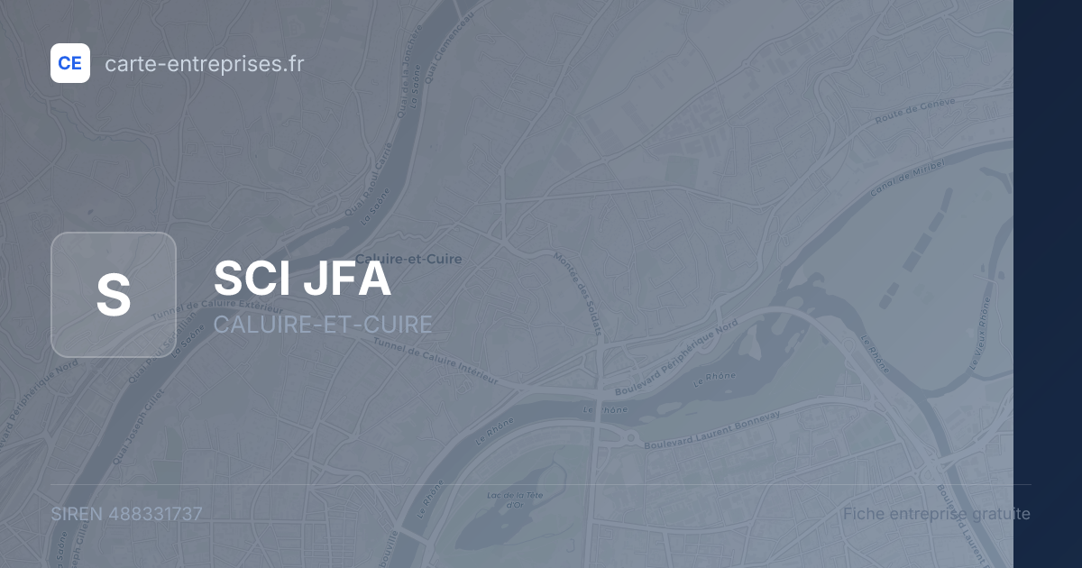 SCI JFA — 488331737 — fiche entreprise