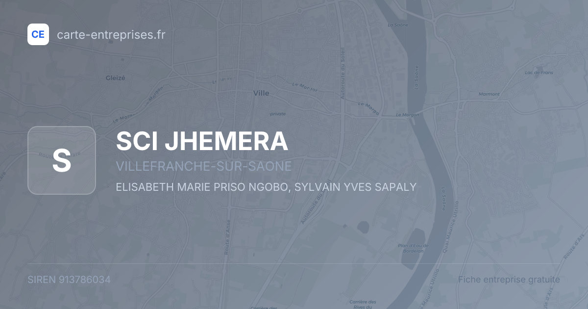 SCI JHEMERA — 913786034 — fiche entreprise