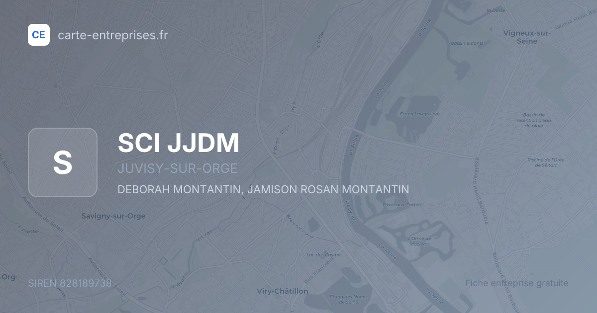 SCI JJDM — 828189738 — fiche entreprise