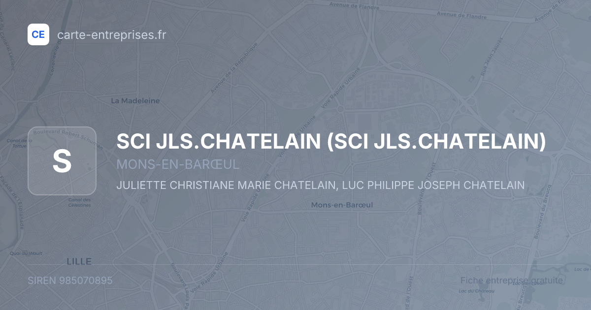 SCI JLS.CHATELAIN — 985070895 — fiche entreprise