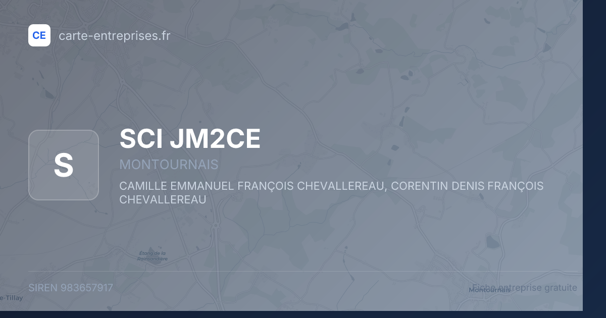 SCI JM2CE — 983657917 — fiche entreprise