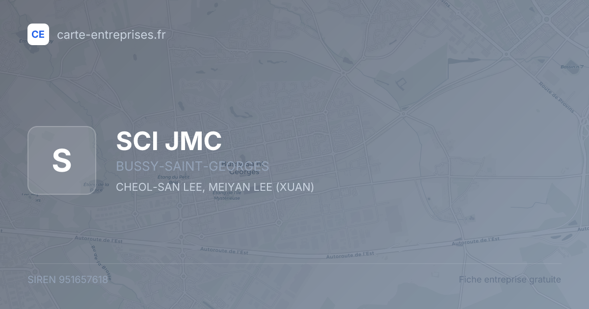 SCI JMC — 951657618 — fiche entreprise