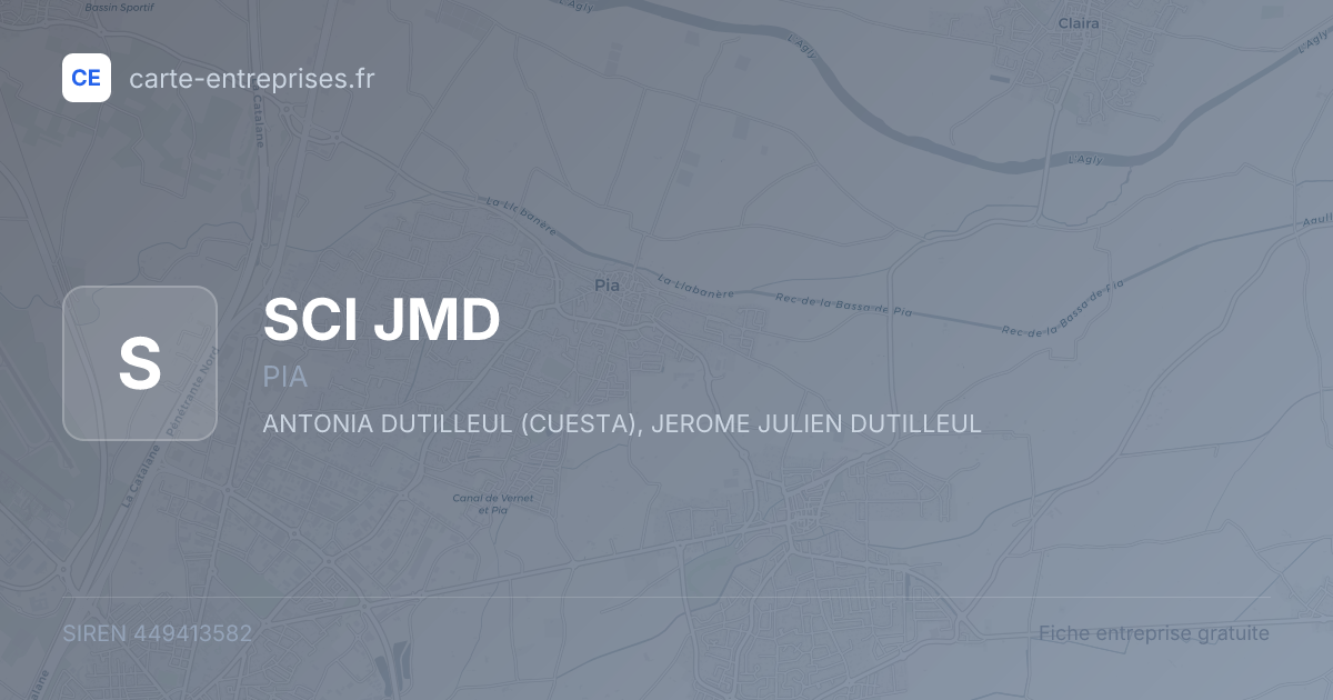 SCI JMD — 449413582 — fiche entreprise