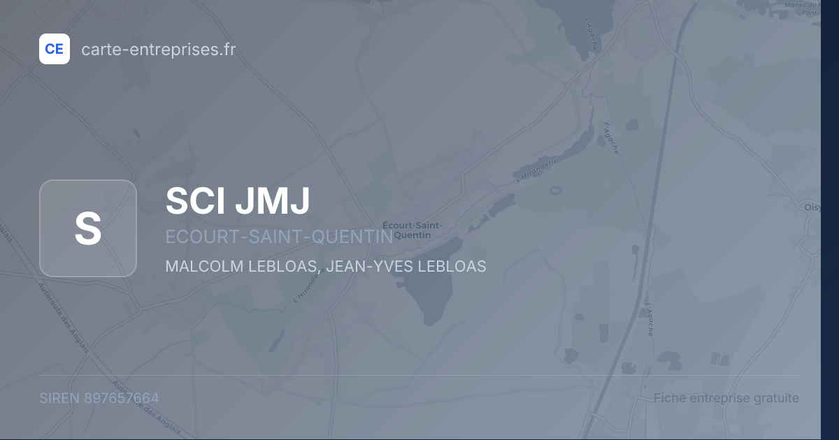 SCI JMJ — 897657664 — fiche entreprise