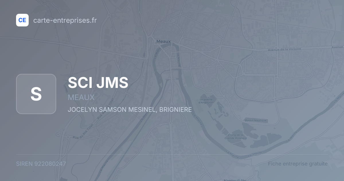 SCI JMS — 922080247 — fiche entreprise