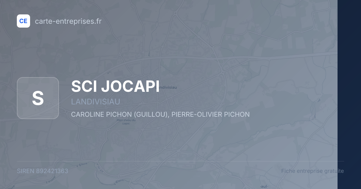 SCI JOCAPI — 892421363 — fiche entreprise
