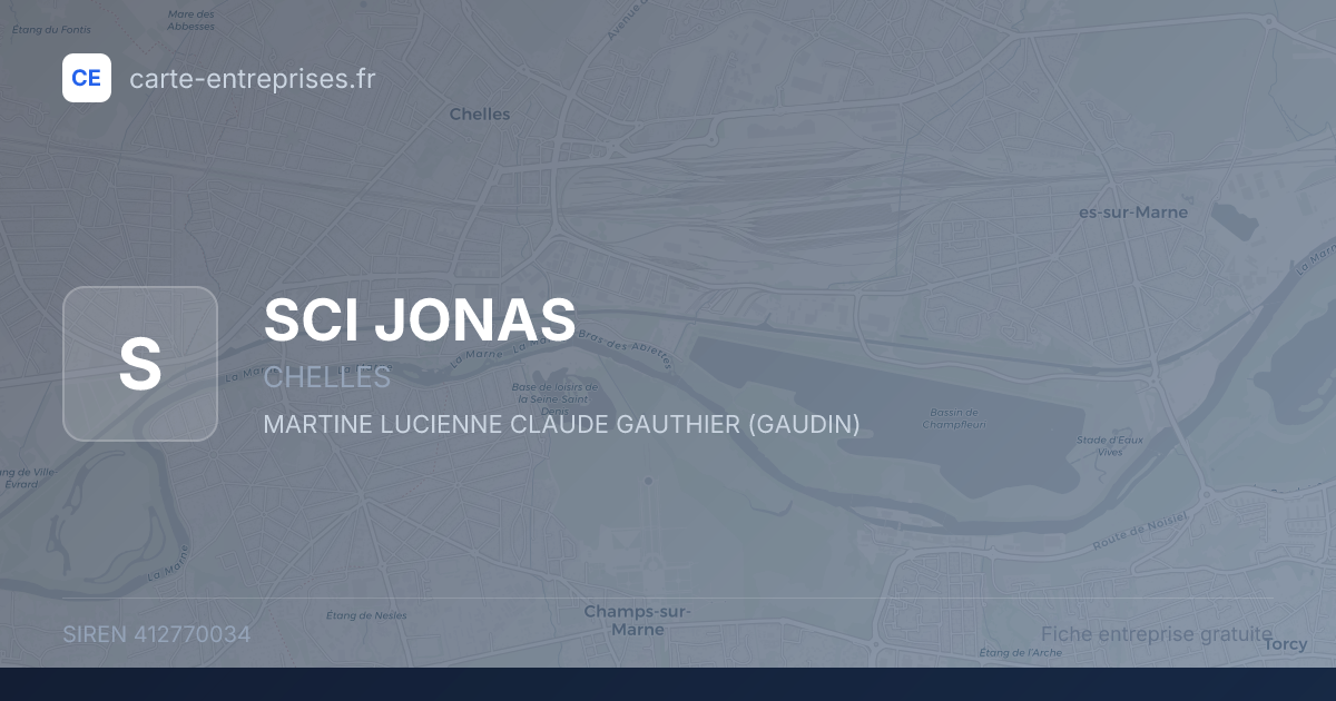 SCI JONAS — 412770034 — fiche entreprise