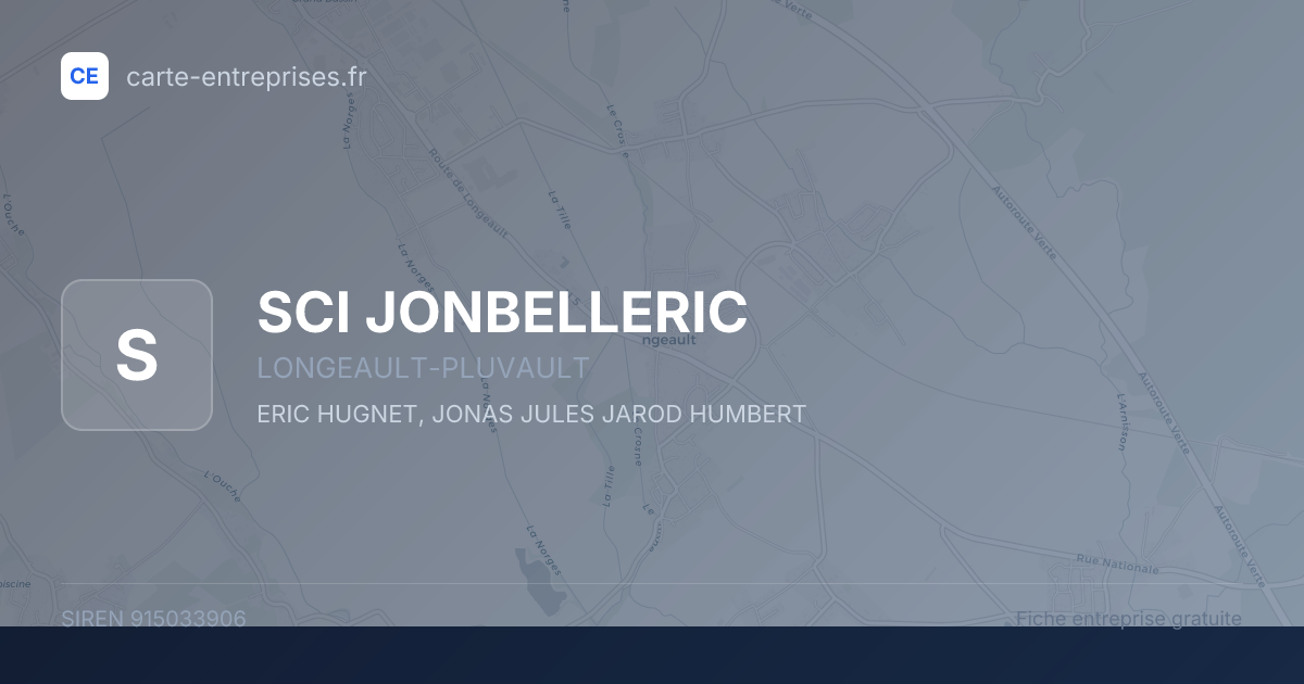 SCI JONBELLERIC — 915033906 — fiche entreprise