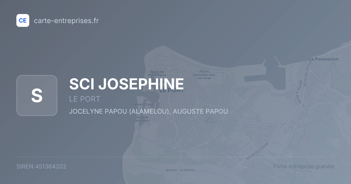 SCI JOSEPHINE — 451364202 — fiche entreprise