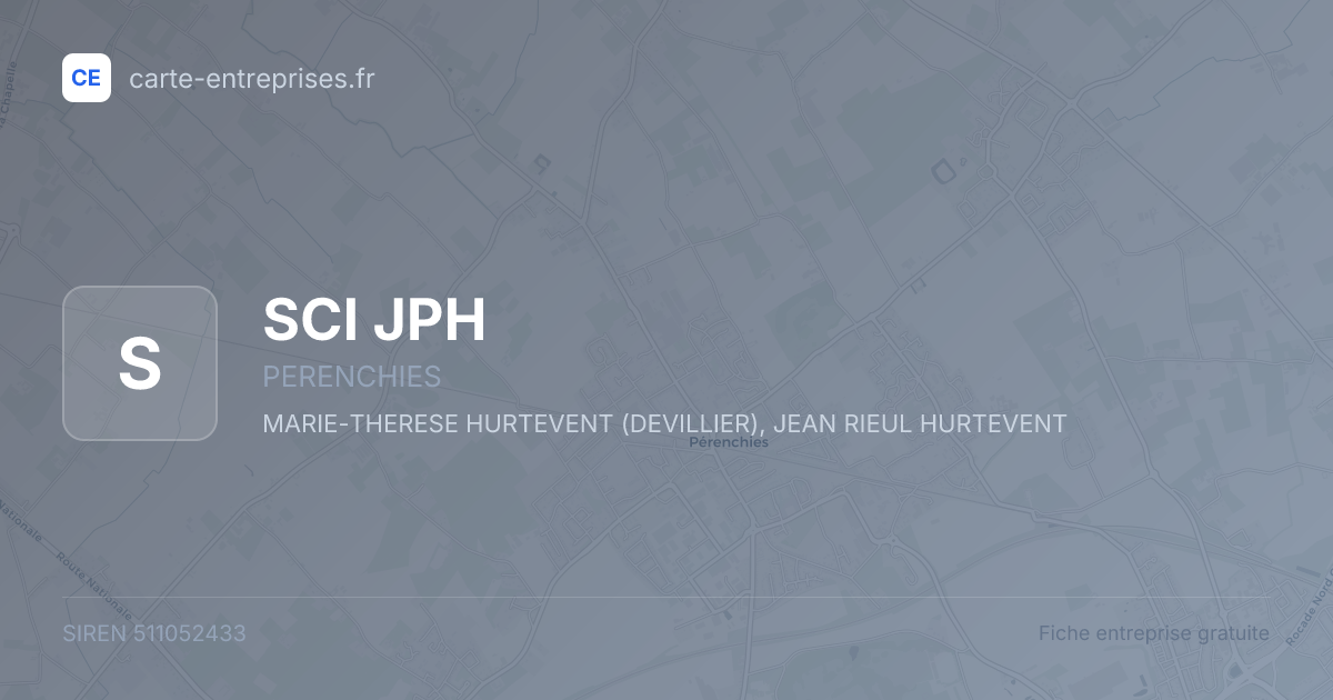 SCI JPH — 511052433 — fiche entreprise