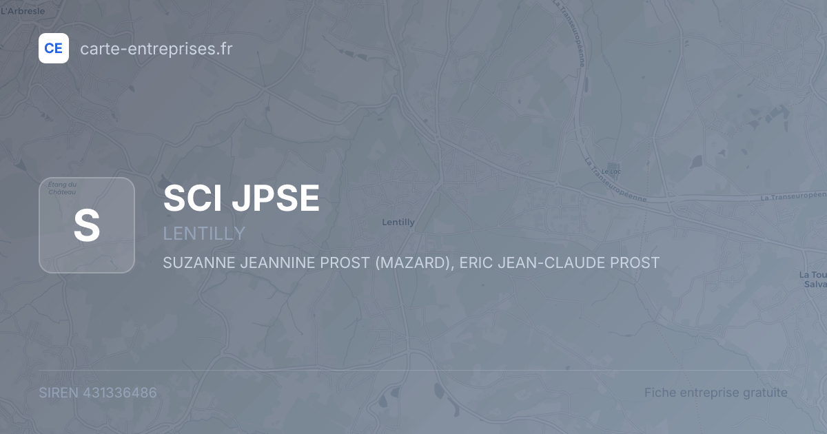 SCI JPSE — 431336486 — fiche entreprise