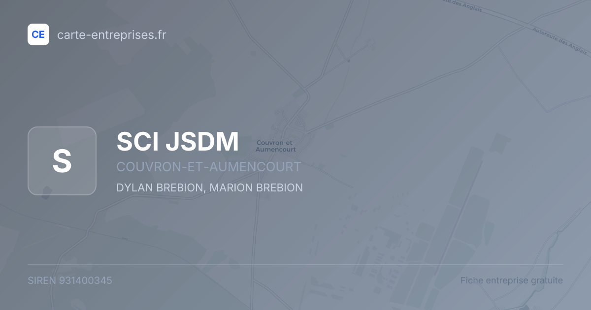 SCI JSDM — 931400345 — fiche entreprise