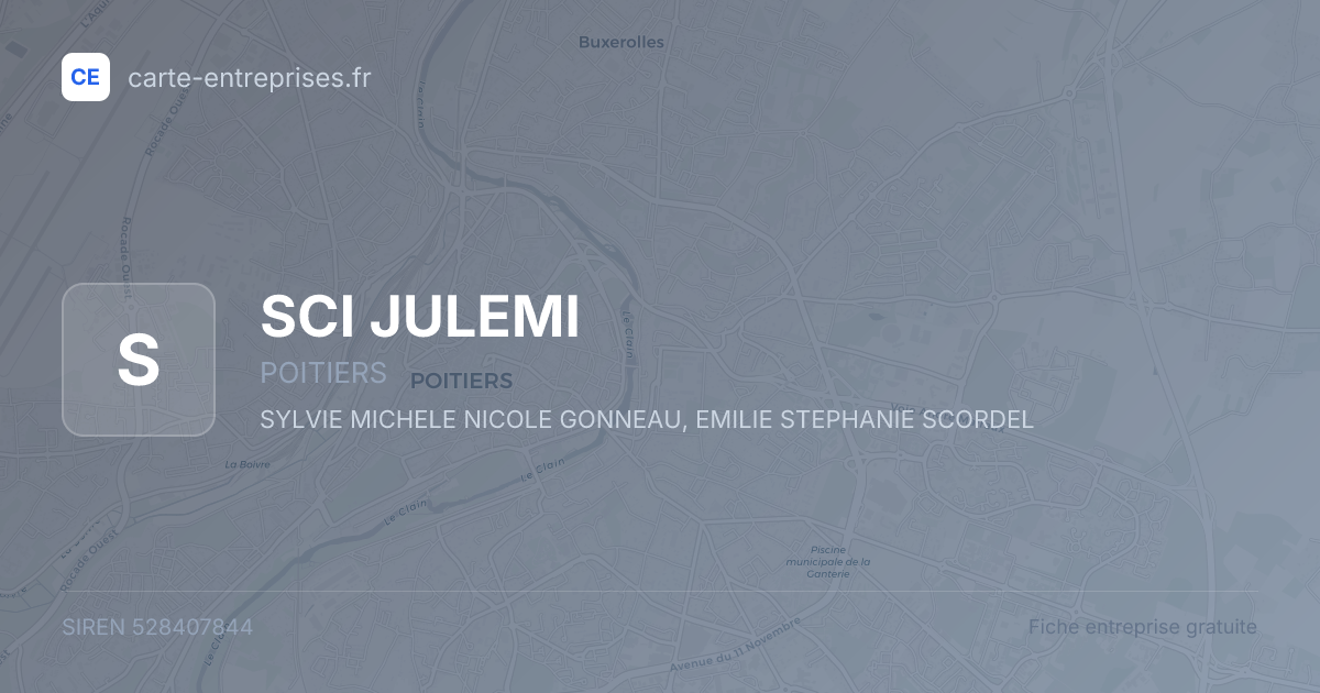 SCI JULEMI — 528407844 — fiche entreprise
