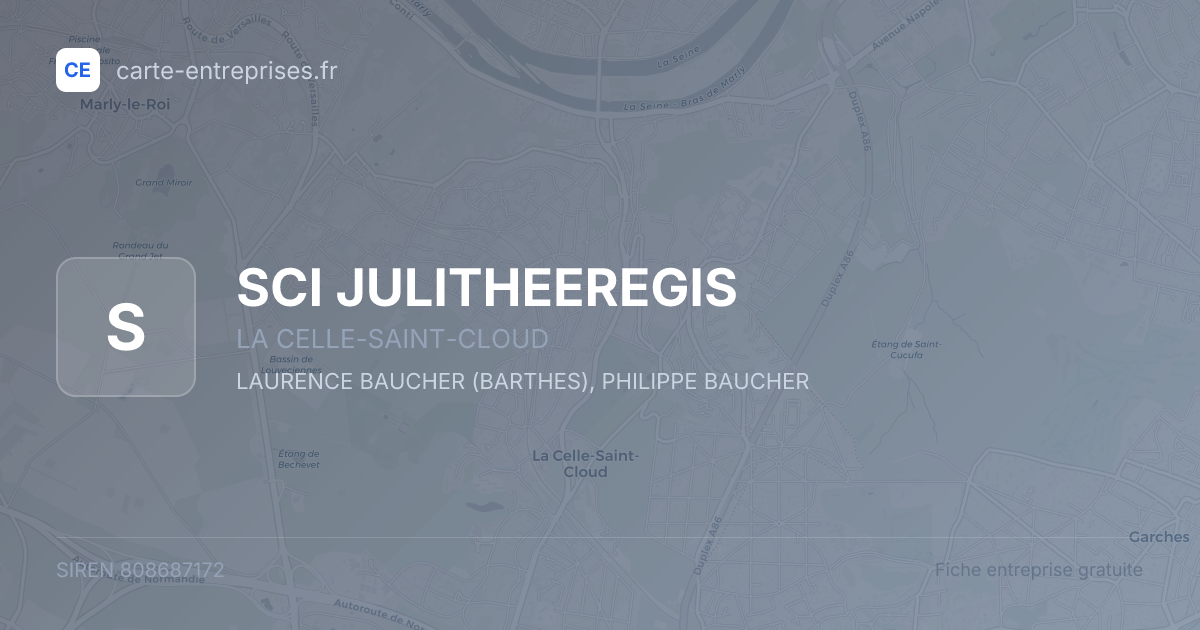 SCI JULITHEEREGIS — 808687172 — fiche entreprise