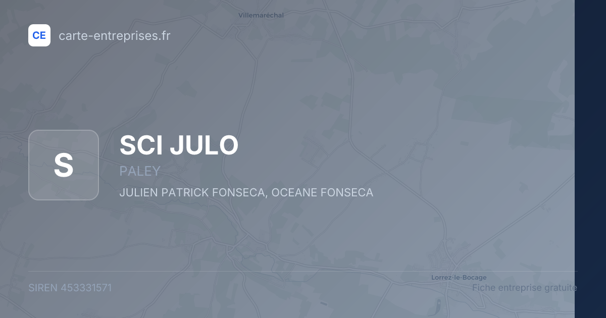 SCI JULO — 453331571 — fiche entreprise