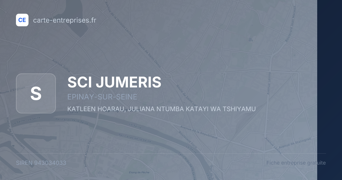 SCI JUMERIS — 943034033 — fiche entreprise