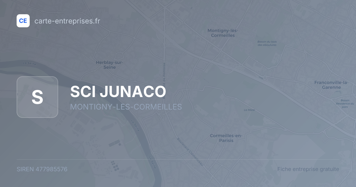SCI JUNACO — 477985576 — fiche entreprise