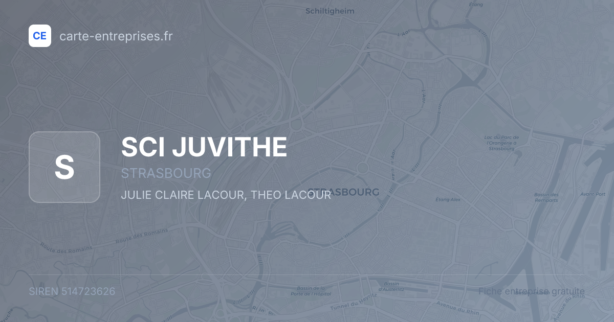 SCI JUVITHE — 514723626 — fiche entreprise