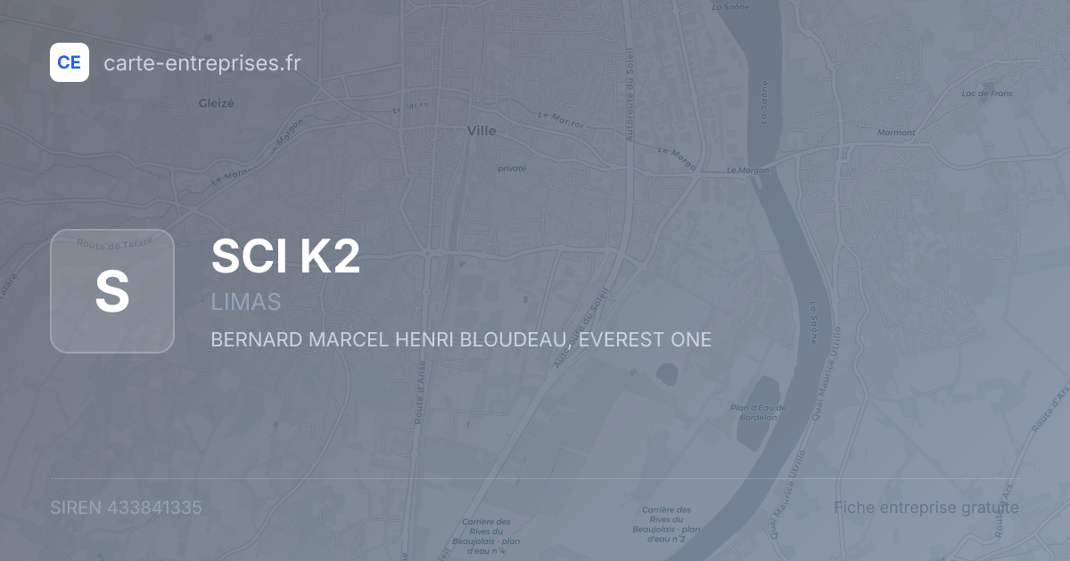 SCI K2 — 433841335 — fiche entreprise