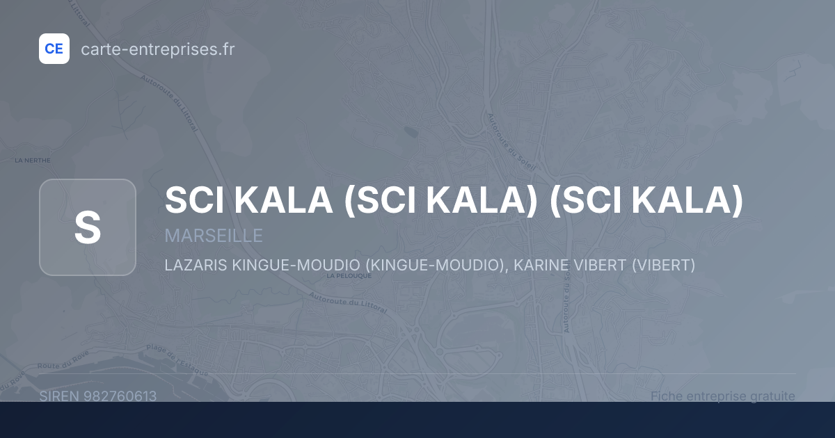 SCI KALA (SCI KALA) (SCI KALA) — 982760613 — fiche entreprise