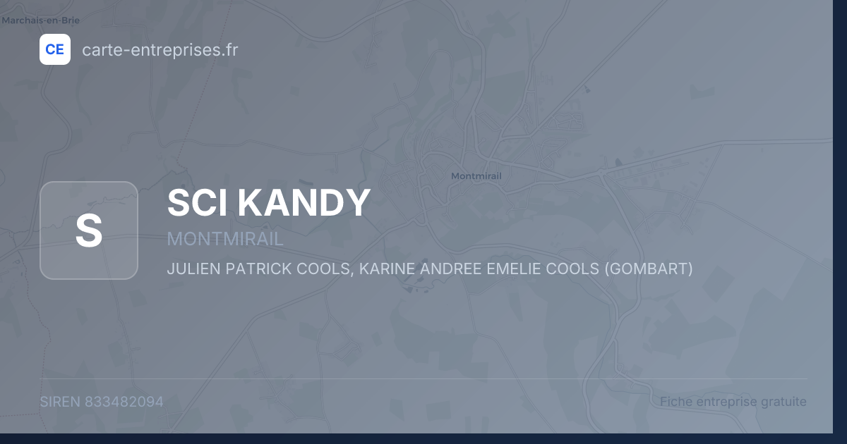 SCI KANDY — 833482094 — fiche entreprise