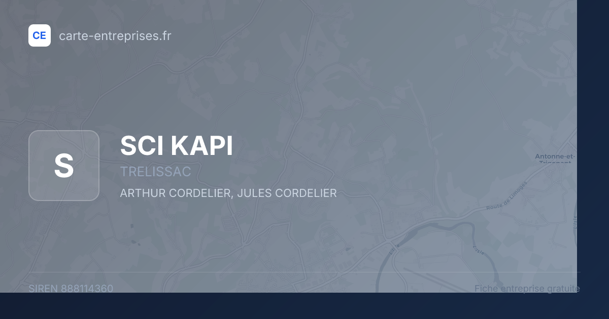 SCI KAPI — 888114360 — fiche entreprise