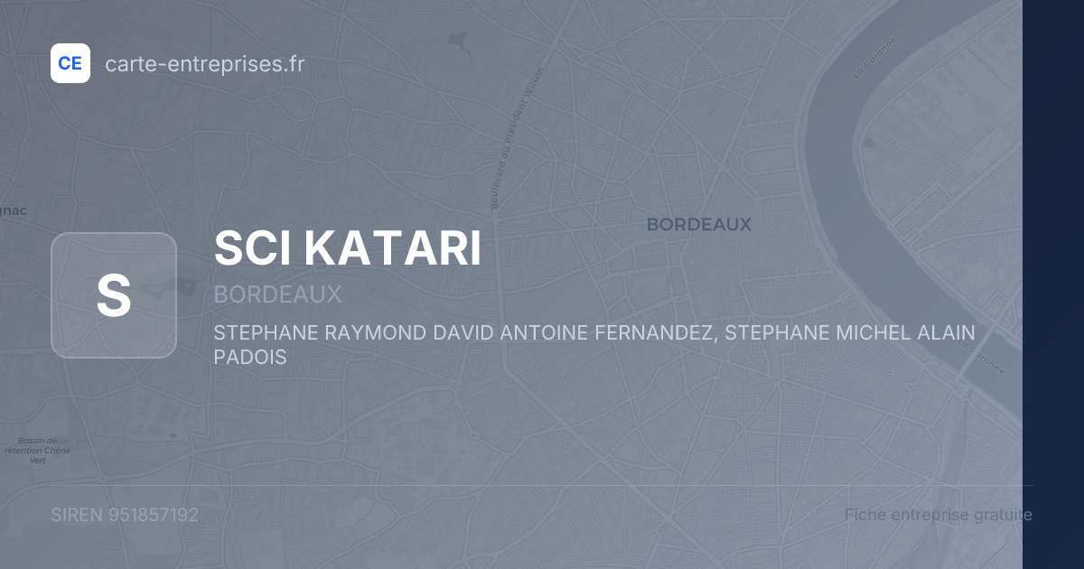 SCI KATARI — 951857192 — fiche entreprise