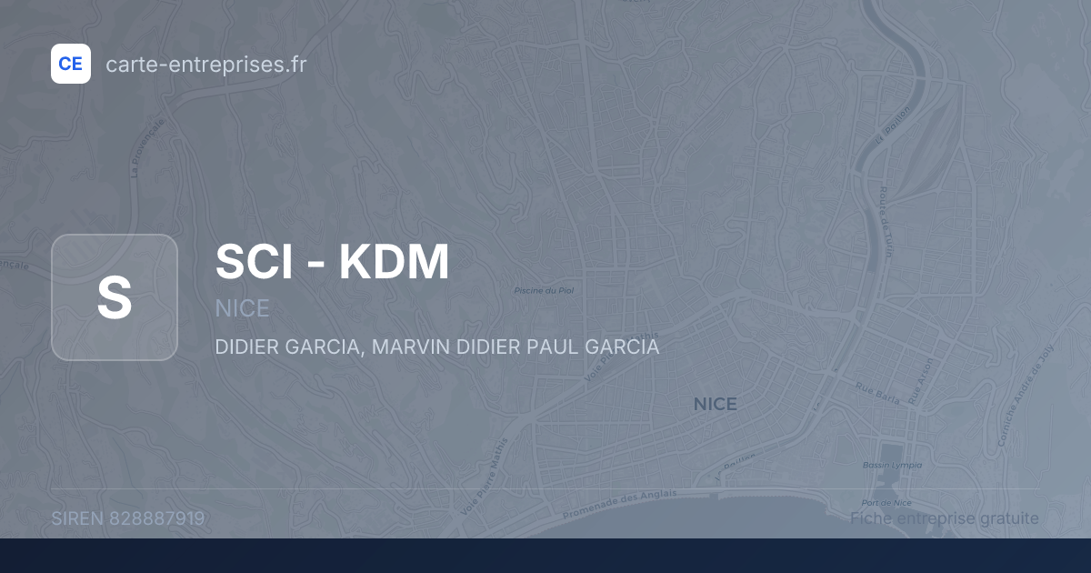SCI - KDM — 828887919 — fiche entreprise