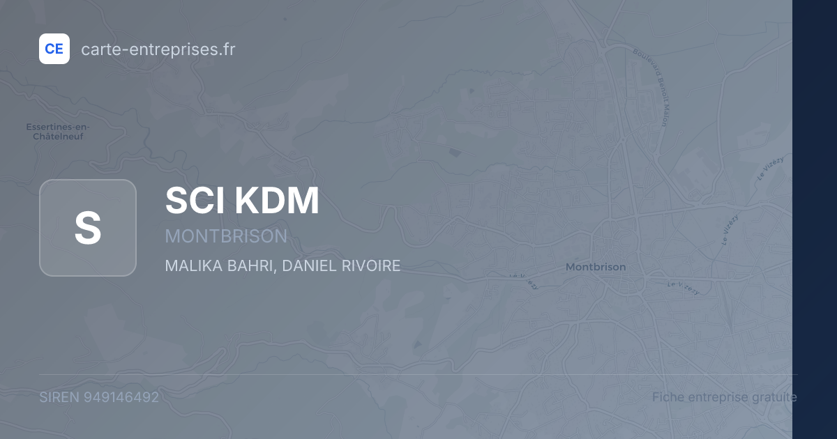 SCI KDM — 949146492 — fiche entreprise
