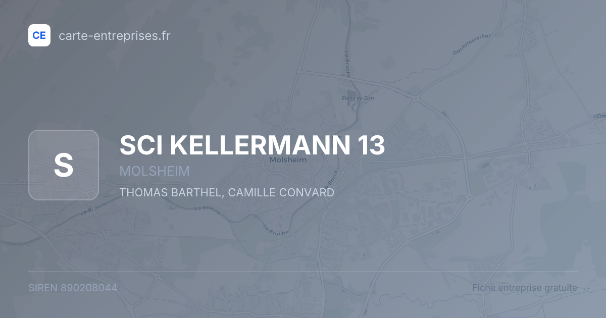 SCI KELLERMANN 13 — 890208044 — fiche entreprise