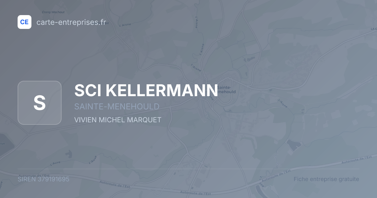 SCI KELLERMANN — 379191695 — fiche entreprise