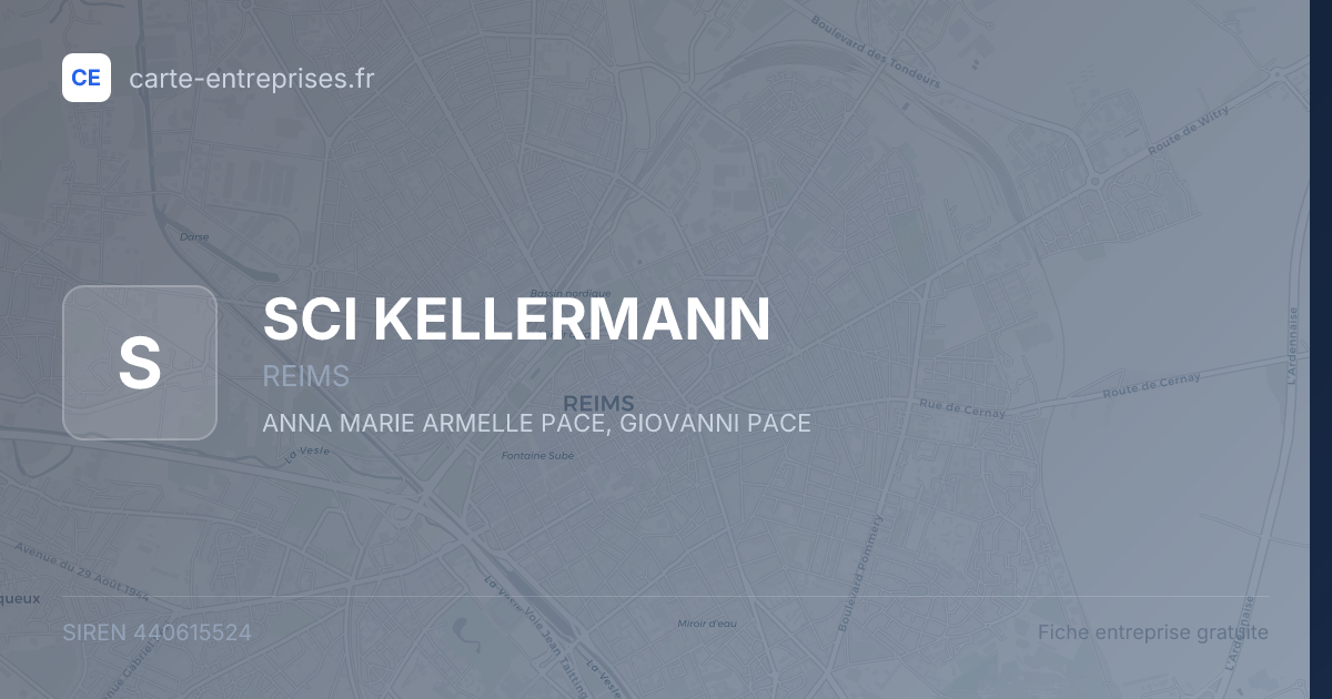 SCI KELLERMANN — 440615524 — fiche entreprise