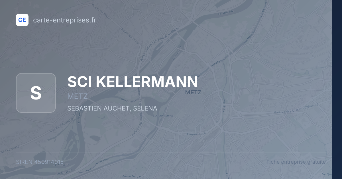 SCI KELLERMANN — 450914015 — fiche entreprise