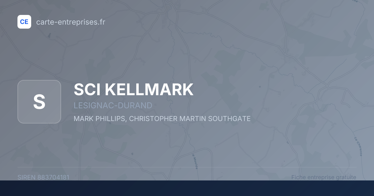 SCI KELLMARK — 883704181 — fiche entreprise