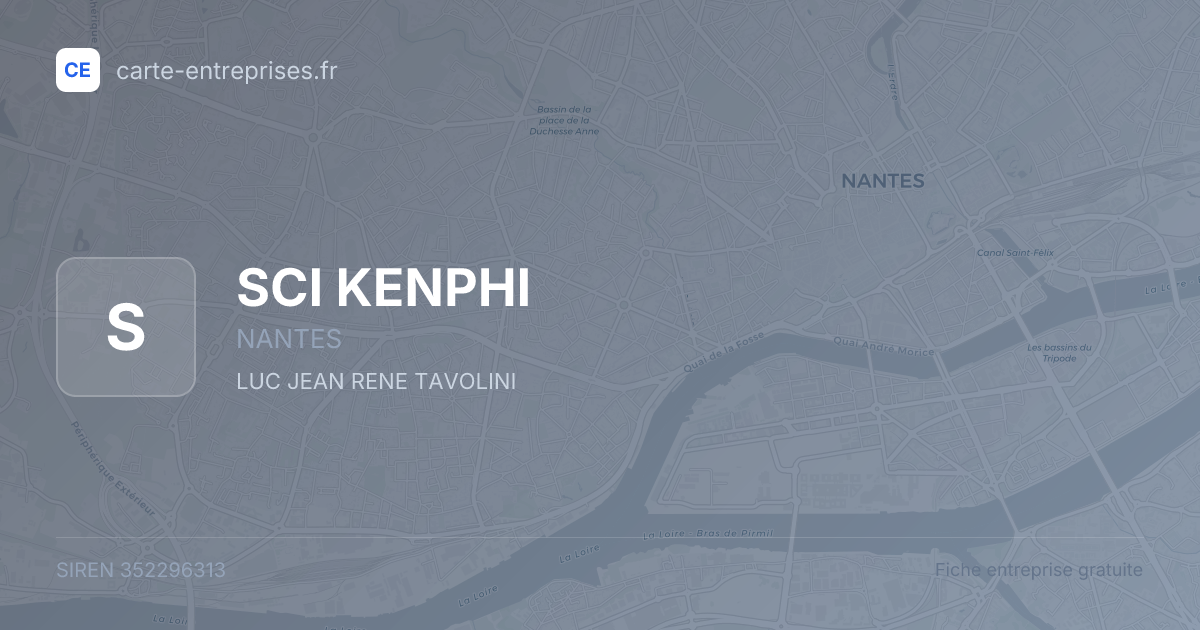 SCI KENPHI — 352296313 — fiche entreprise