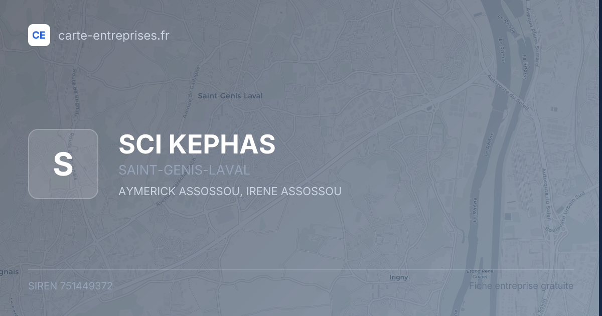 SCI KEPHAS — 751449372 — fiche entreprise