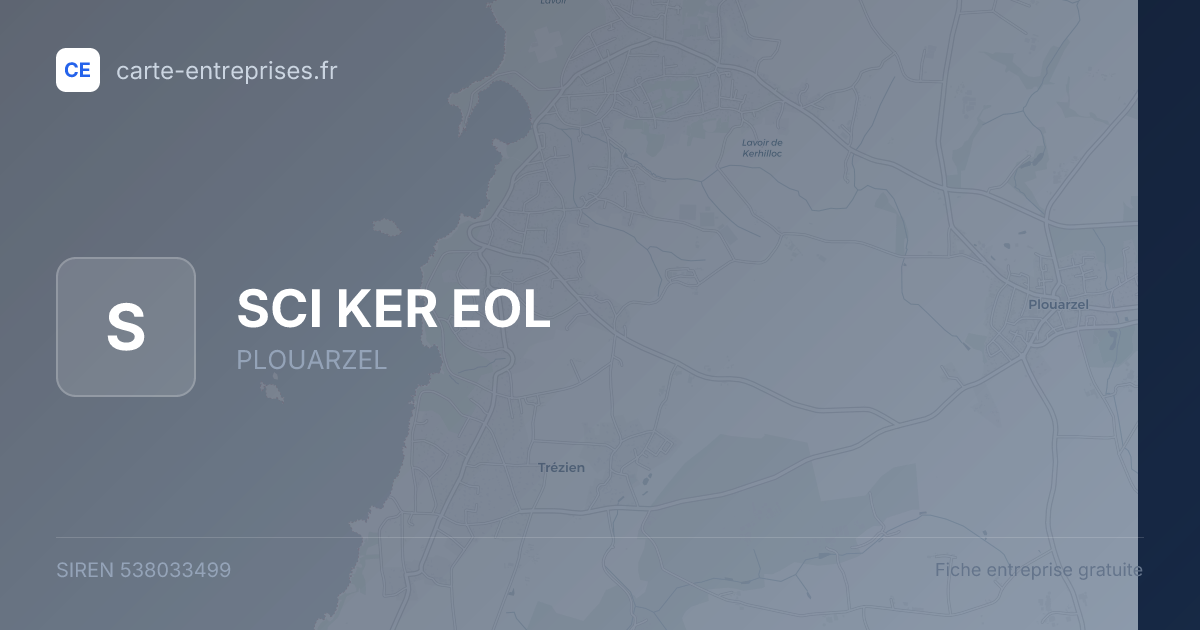 SCI KER EOL — 538033499 — fiche entreprise