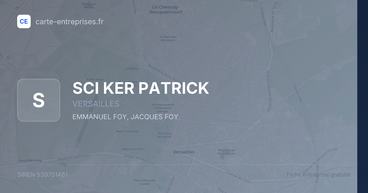 SCI KER PATRICK — 539751461 — fiche entreprise