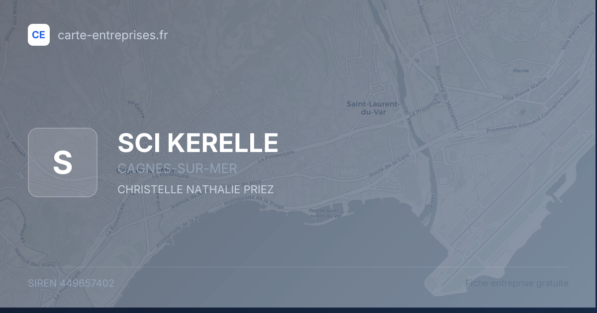 SCI KERELLE — 449657402 — fiche entreprise