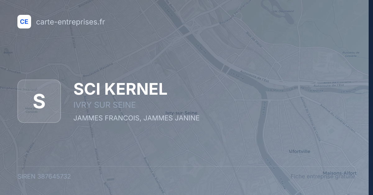 SCI KERNEL — 387645732 — fiche entreprise