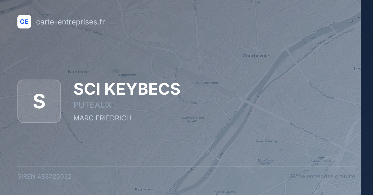 SCI KEYBECS — 488723032 — fiche entreprise