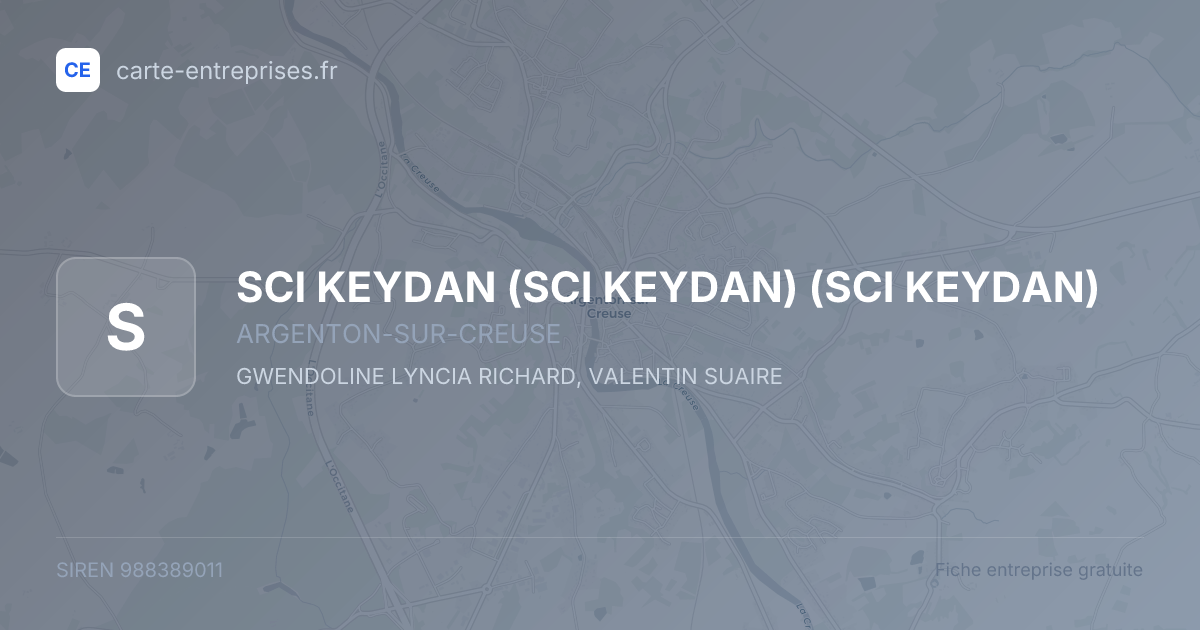 SCI KEYDAN (SCI KEYDAN) (SCI KEYDAN) — 988389011 — fiche entreprise