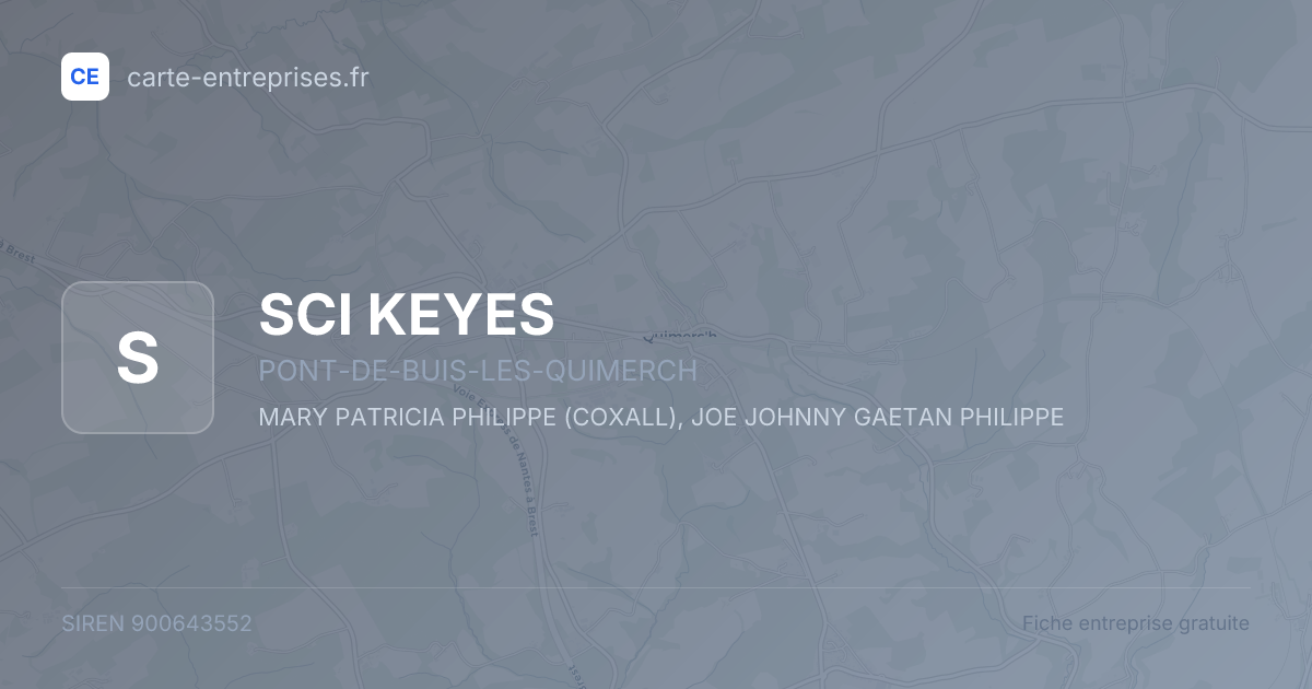 SCI KEYES — 900643552 — fiche entreprise
