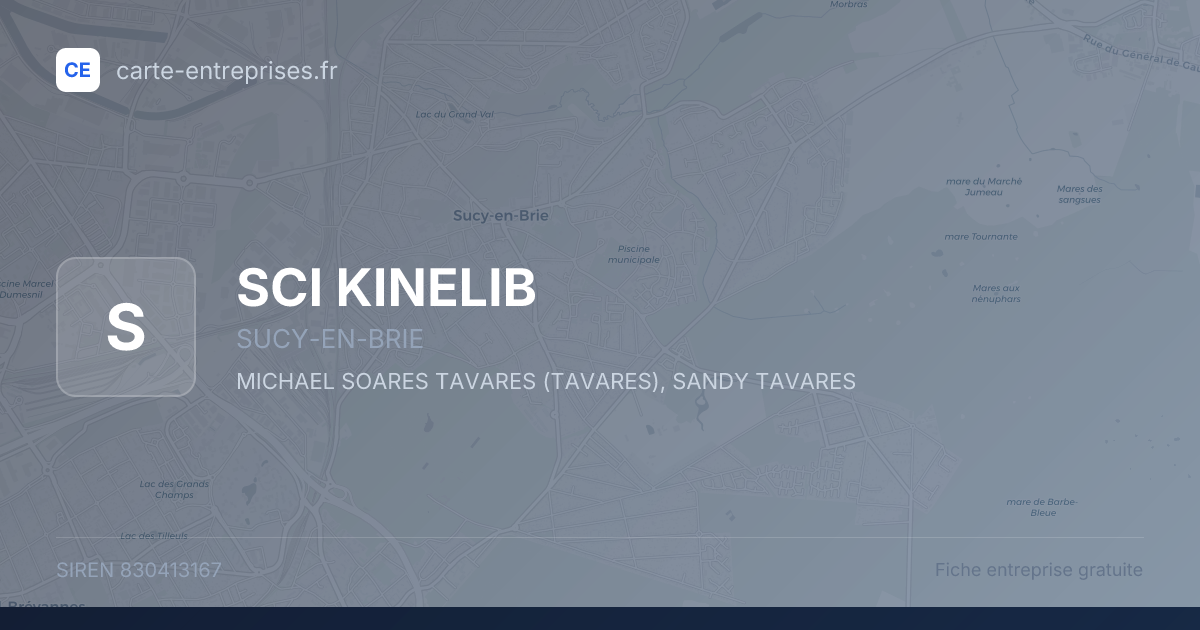 SCI KINELIB — 830413167 — fiche entreprise