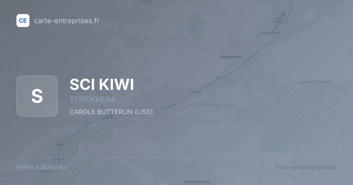 SCI KIWI — 408364180 — fiche entreprise