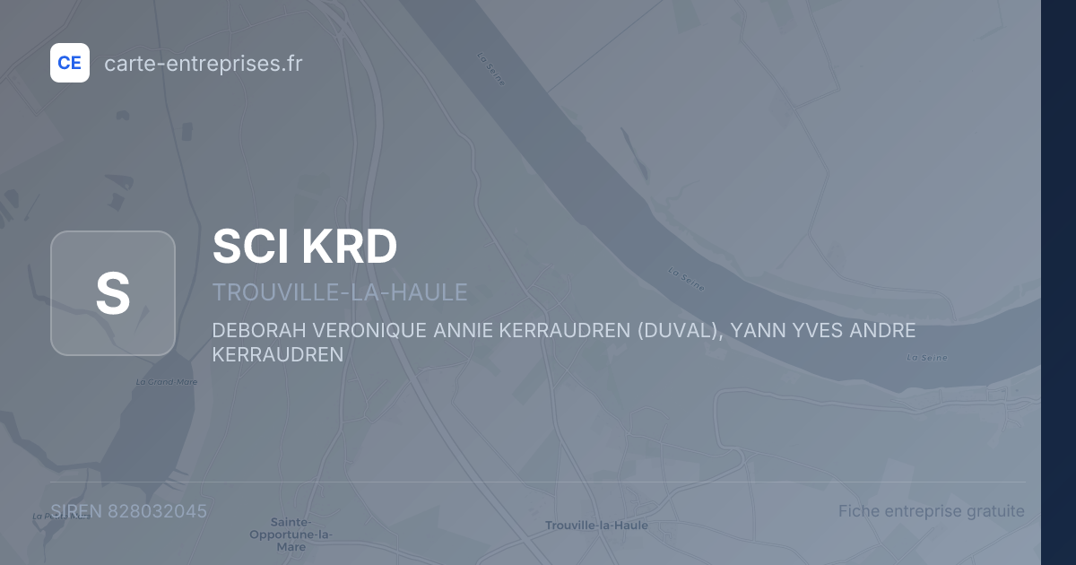 SCI KRD — 828032045 — fiche entreprise