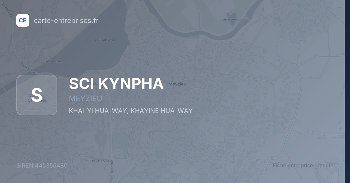 SCI KYNPHA — 445355480 — fiche entreprise