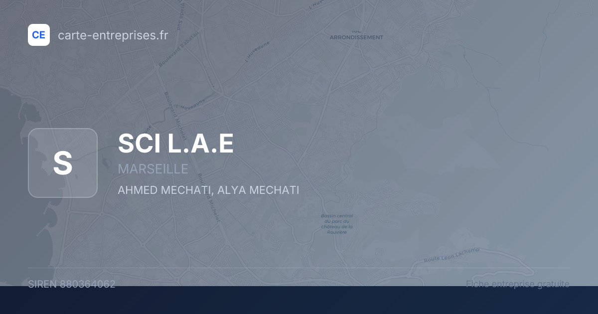 SCI L.A.E — 880364062 — fiche entreprise